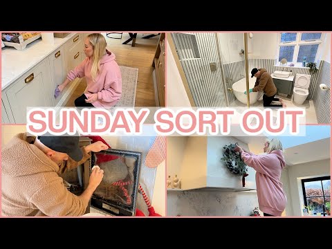 Sunday Sort Out + Clean With Me | Let's Clean My Trashed House!
