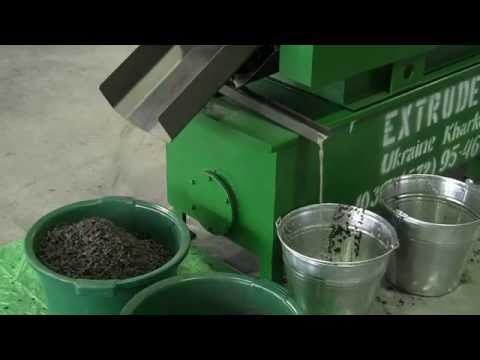 Экструдер для получения масла из масличных культур