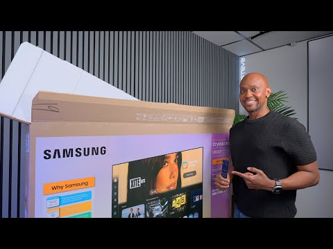 2025 Samsung U8000F Crystal UHD TV Unboxing, Gaming And Setup