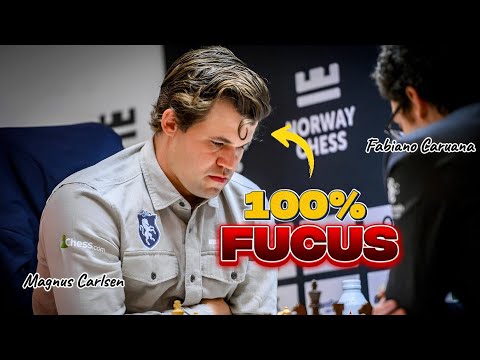 Magnus Carlsen VS Fabiano Caruana || Norway Chess 2025 Round 9