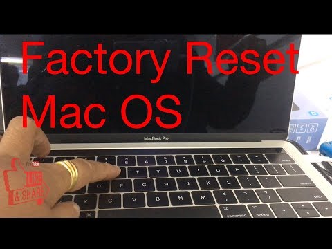 how to factory reset / hard reset / format your macbook /macbook pro (mac os mojave)