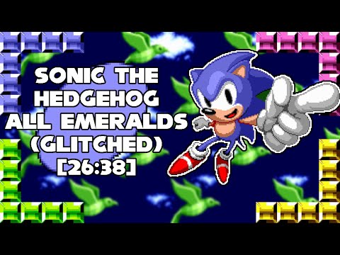 Sonic the Hedgehog (Mega Drive) All Emeralds (Glitched) [26:39 RTA-TB]