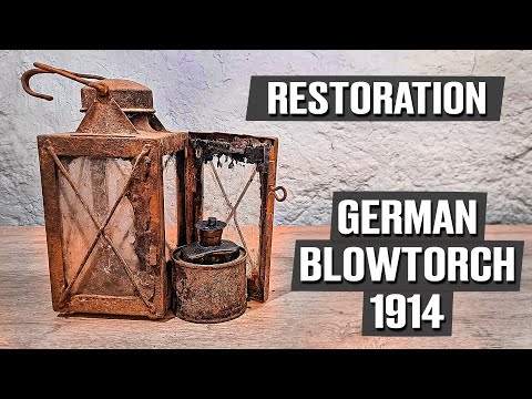 The trophy from the First World War is working again! | Restoration of antique
