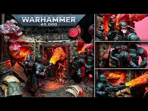 Burn 'em Out! A Warhammer 40k Krieg Diorama