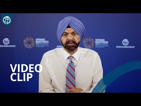 2024 Spring Meetings Kickoff: World Bank President Ajay Banga