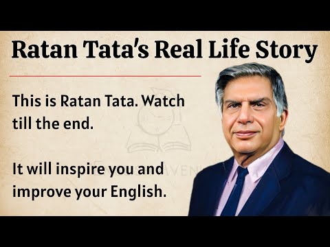 Ratan Tata's Real Life Story || Learn English Through Story Level 2 π₯ || English Listening Practice