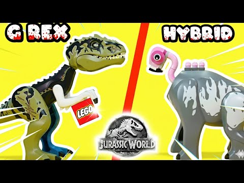I BUILT MY OWN LEGO DINOSAUR HYBRIDS..