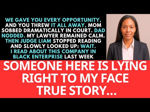 Parents Hired A Lawyer To Bankrupt Me In Front Of Everyone—The Judge Asked One Question That...