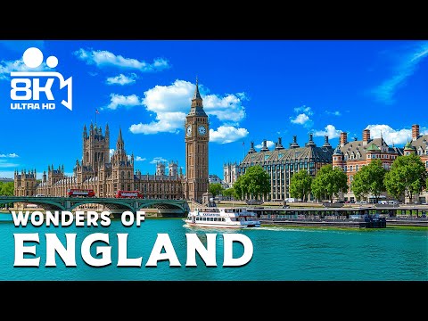 Wonders of England – Discover Castles, Countryside, and Coastal Charm | Travel Video 4K