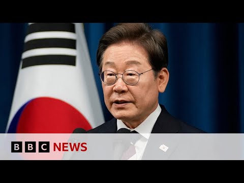 South Korea's new president Lee Jae-myung pledges to 'unite' country | BBC News