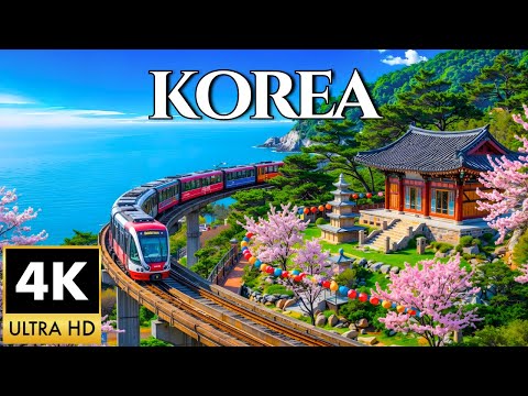 4K WONDER OF SOUTH KOREA | Where Ancient Temples, Neon Skies & Island Dreams Collide