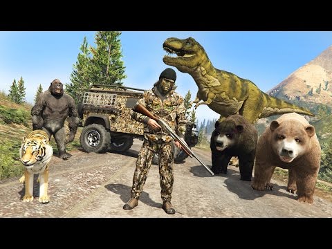 GTA 5 Mods - HUNTING RARE & EXOTIC ANIMALS IN GTA 5!! GTA 5 Hunting Mod! (GTA 5 Mods Gameplay)