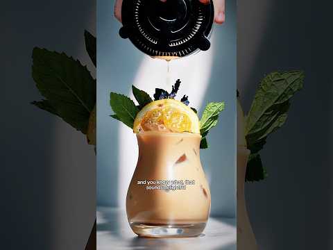 How to make a lemon lavender latte