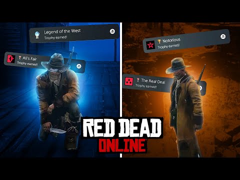 Starting at level 1 to Unlock EVERY Trophy In Red Dead Online