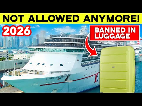 DON'T Cruise Without Watching This Video! NEW Luggage RULES for 2026 | Cruise Tips