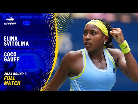 Elina Svitolina vs. Coco Gauff Full Match | 2024 US Open Round 3