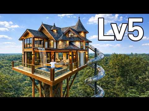 I Tried 5 Levels of Treehouses!