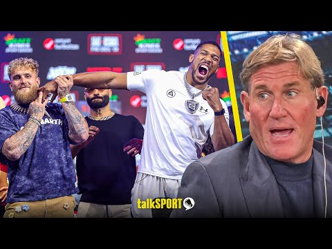 "A Less Aroused Anthony Joshua!" Simon Jordan ARGUES about whether the Jake Paul Fight is 'SCRIPTED'