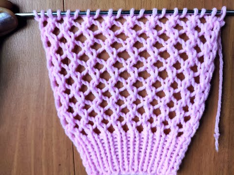 THE SIMPLEST MESH. Knitting.