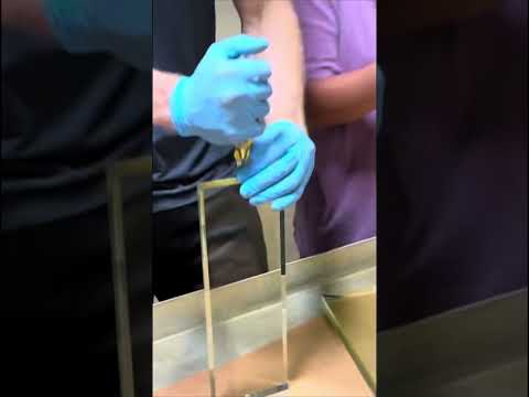 Lightning trapped in acrylic! pt. 2 #experiment #particleaccelerator #science #particlephysics #cool