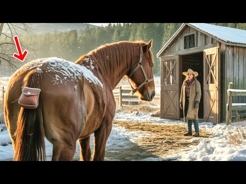Rancher Discovers Exhausted Horse in Storm—Then She Reads the Note Attached to Its Tail