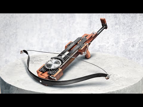 Crossbow | DIY Slingshot from wood and steel