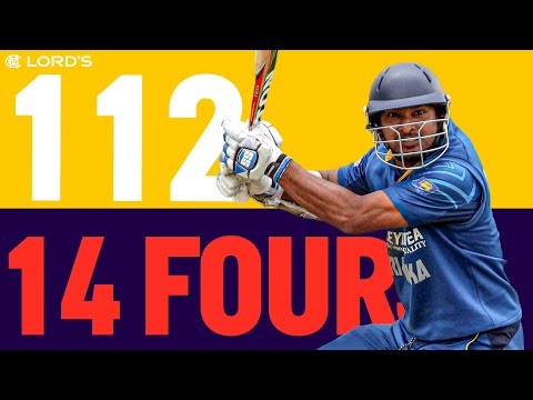 14 Boundaries 🔥  | Sublime Sangakarra Smashes 112 Off 104 Balls At Lord's | England v Sri Lanka 2014