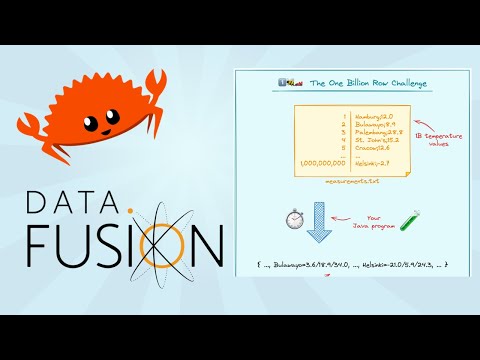 1 billion row challenge in Rust with DataFusion