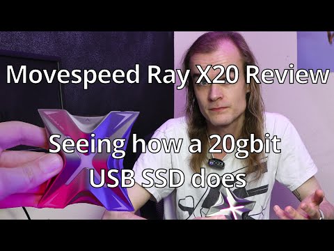 Movespeed Ray x20 review, taking a look at a 20gbit USB SSD