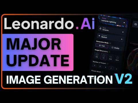 Leonardo AI Update: NEW Image Generation V2