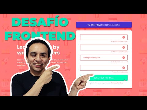 APRENDE a validar formularios usando HTML + CSS + Javascript - 🎖️ Desafío FrontEnd #12