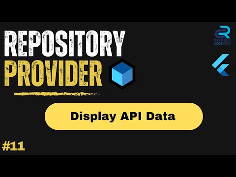 #11 || Repository Provider - Display API Data In UI || Flutter Bloc & Cubit Tutorial