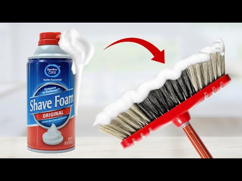 13 Cleaning Tricks with Shaving Foam