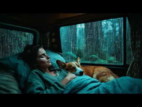 Rain & Thunderstorm in Car 🌧️ Soothing Sounds for Insomnia Relief & Deep Sleep, Relax