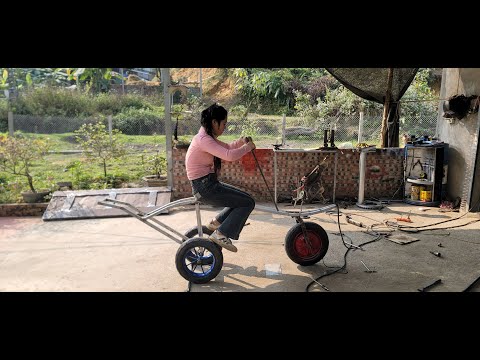 Mechanical Girl: Build a Three-wheeled Electric Vehicle Inspired by the Traditional Vietnamese Plow