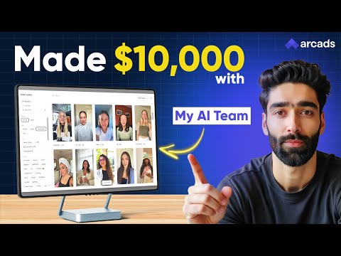 I Fired My Entire Ad Creative Team & Made $10,000 with One AI Tool | Arcads AI