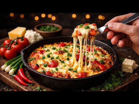 1 Tomato with 3 eggs! Quick breakfast in 5 minutes!