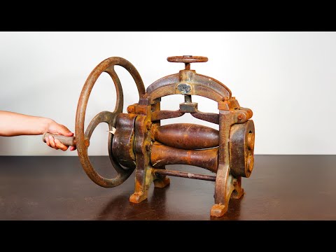 Rusty Leather Press Restoration