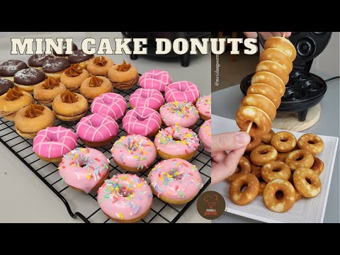 MINI DONUTS Manual | How to make the perfect dough, colorful decoration and filled donut!