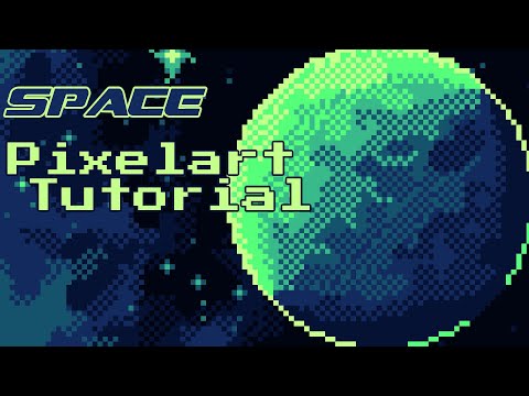Step-By-Step Space Pixelart Tutorial for Beginners.
