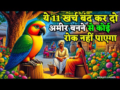 “तोते की 11 अमूल्य सीख | How to become rich? | अमीर बनने का गुप्त राज़ | Motivation 2025”