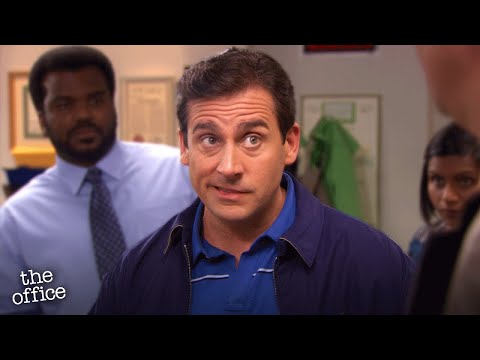 The Office Cold Opens but Michael is about to say something inappropriate