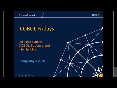 Let’s talk Syntax - COBOL Structure and File Handling