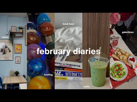 february diaries | winter in montreal, galentines & book haul