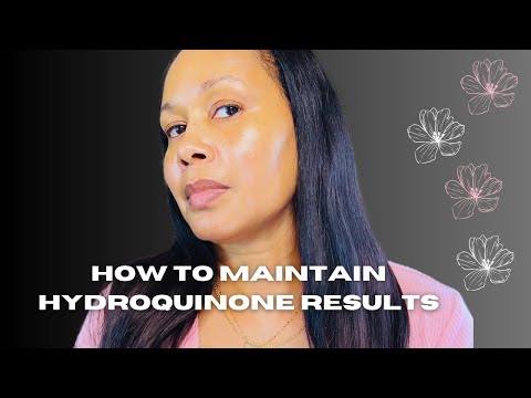 How To Maintain Hydroquinone Cream Results