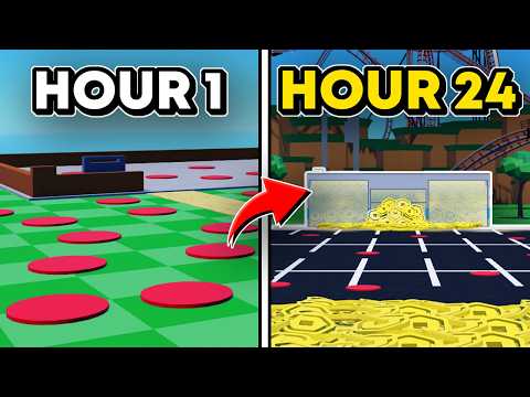 I Spent 24 HOURS In Roblox Tycoons