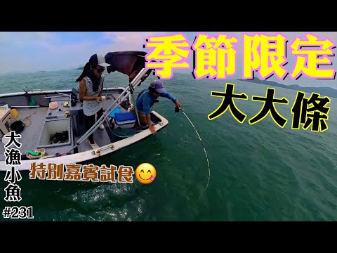 季節限定 大大條 ┃ 特別嘉賓試食┃ 香港西水┃大漁小魚#231┃ 中文字幕