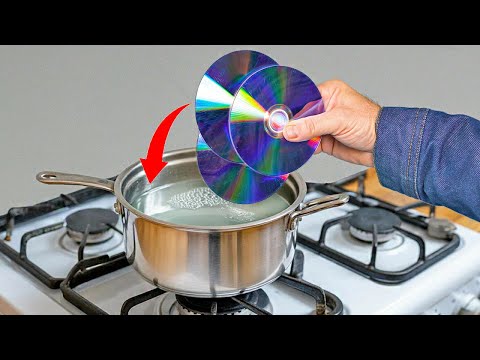 Never throw away old CD disc, collect them and turn them into dollars!