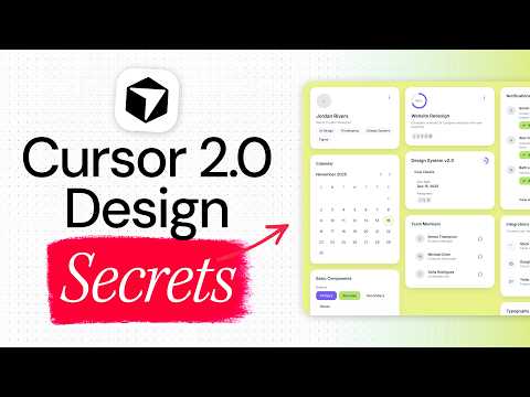 How to Build ACTUALLY Beautiful Apps in 3 Prompts Using Cursor 2.0