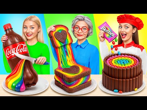Me vs Grandma Cooking Challenge | Kitchen Battle with Food by Super Hyper DO